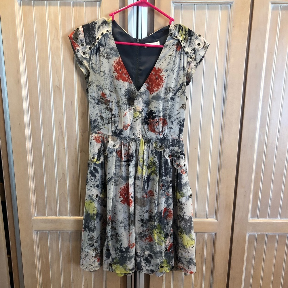 Whistles multi colored dress
